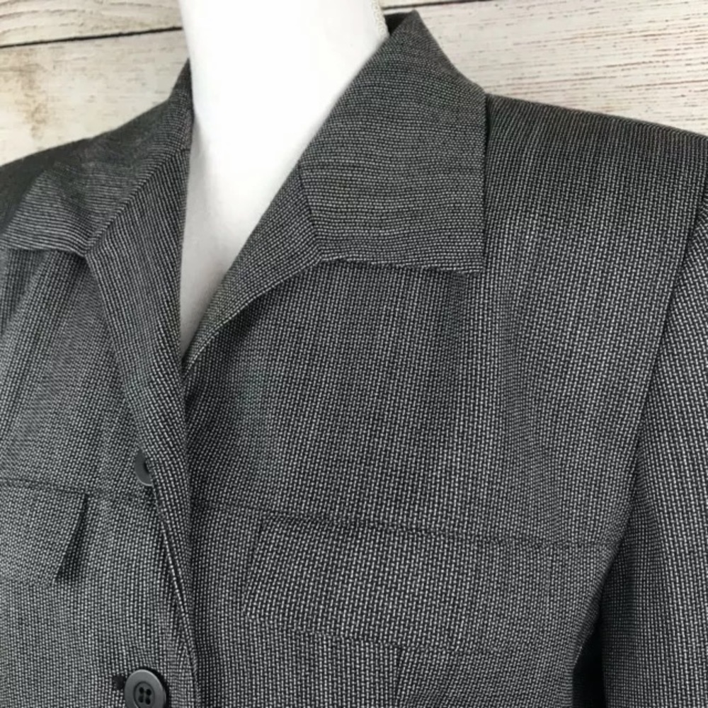 Vintage Pendleton Wool Gray Button Front Lined Ja… - image 2